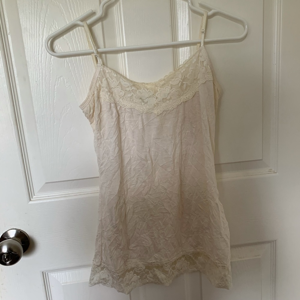 Lace tank top